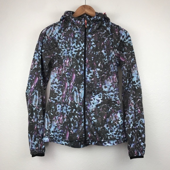 Lululemon Back Pack It Jacket‎ Floral Sport Tranquil Blue Multi Size 2 - Picture 6 of 13